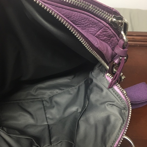 George Gina and Lucy Purple Leather Handbag - Picture 4 of 5